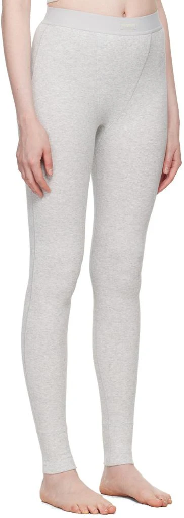 SKIMS Gray Cotton Rib Leggings 2