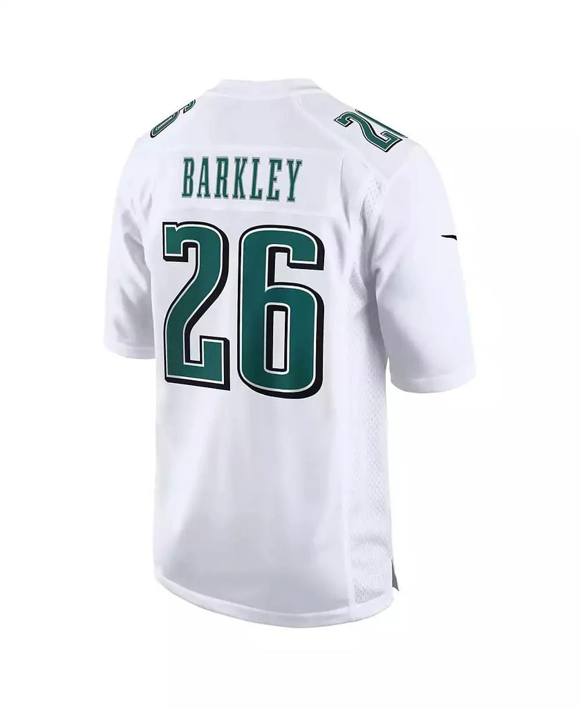 NIKE Men's Saquon Barkley Tundra White Philadelphia Eagles Fashion Game Jersey 3