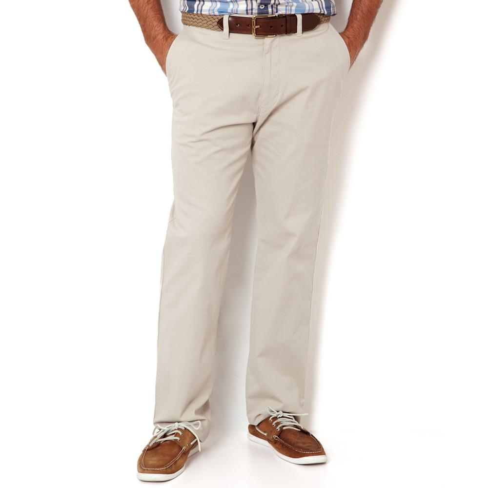 Nautica Classic-Fit Flat-Front Lightweight Beacon Pants