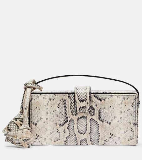 Magda Butrym Apolonia snake-effect leather clutch 1
