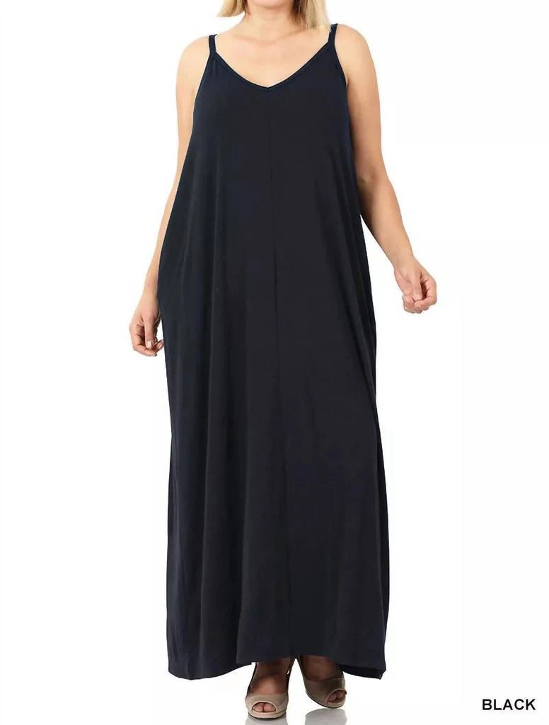 Shop Zenana - Maxi Adjustable Straps Dress on Sale at BeyondStyle  Get 43%  Off Zenana - Maxi Adjustable Straps Dress with Limited-Time Flash Deals,  Exclusive Discounts, and Special Offers. Enjoy Unbeatable