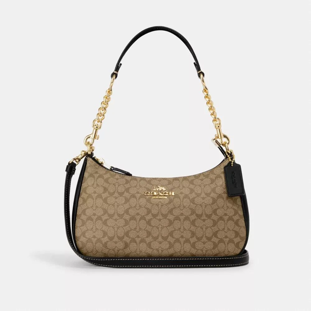 COACH® Teri Shoulder Bag In Signature Canvas 1