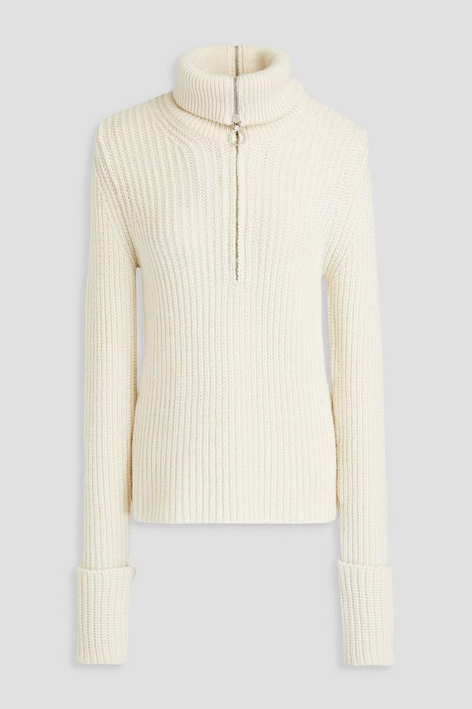 PHILOSOPHY di LORENZO SERAFINI Ribbed wool half-zip sweater