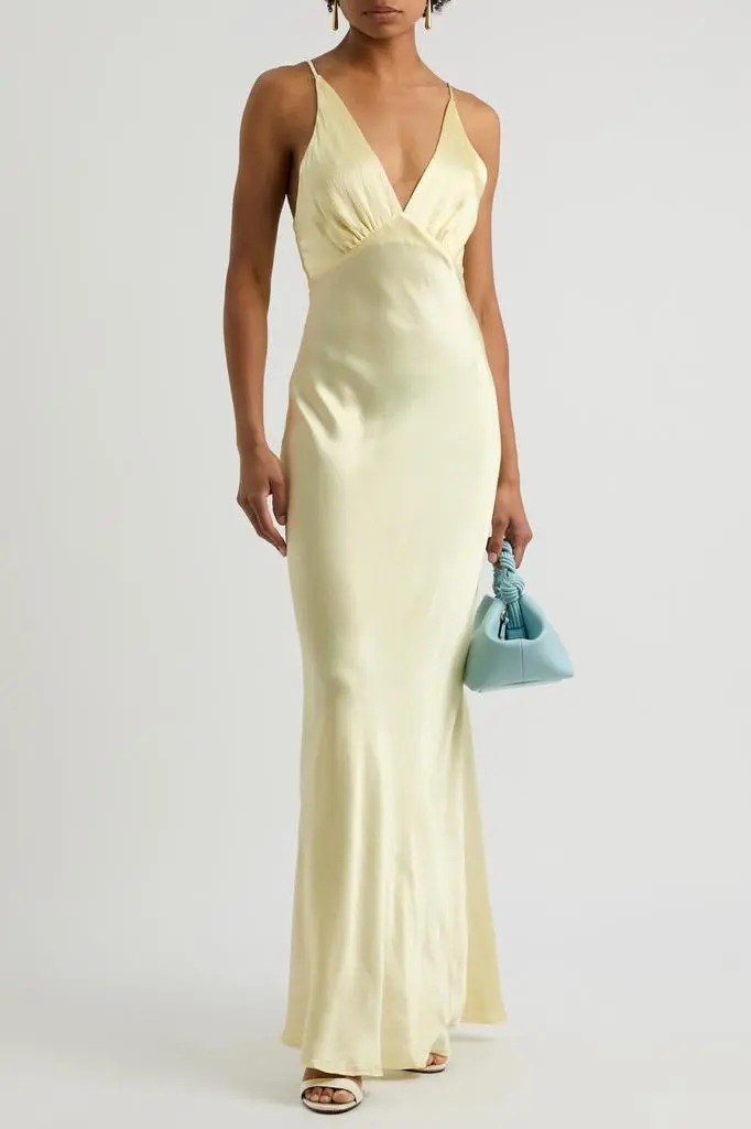 Bec & Bridge Moon Dance satin maxi dress 4