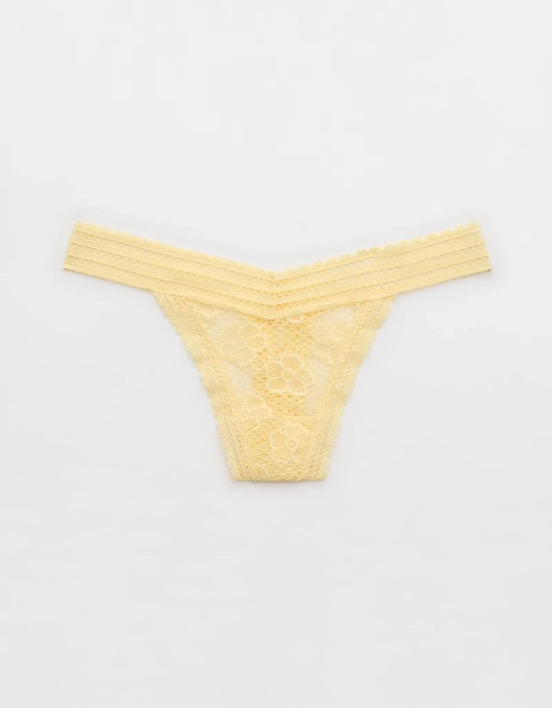 Aerie Show Off Beachside Lace Thong Underwear 2