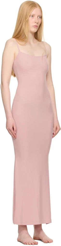 SKIMS Pink Soft Lounge Long Slip Maxi Dress 2