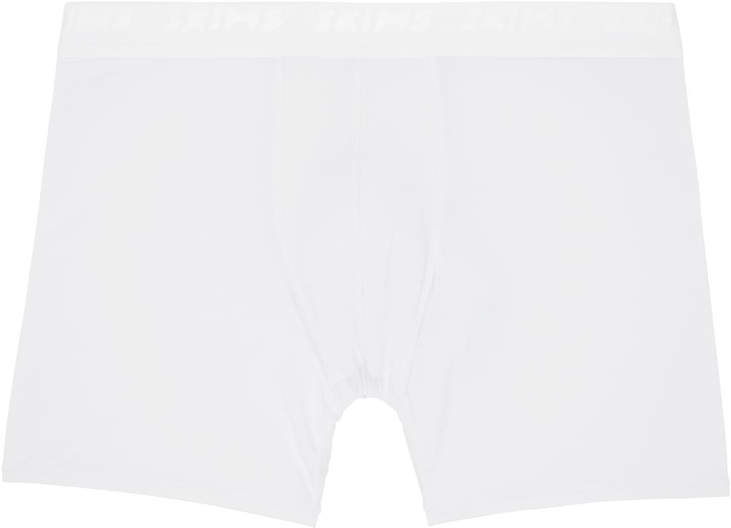 SKIMS Three-Pack White SKIMS Stretch 5" Boxer Briefs