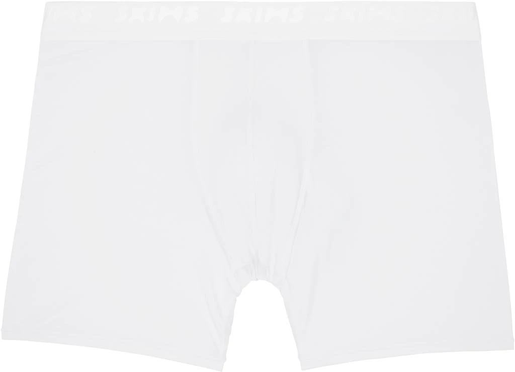 SKIMS Three-Pack White SKIMS Stretch 5" Boxer Briefs 2