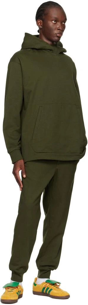 Y-3 Green Loose Hoodie 4