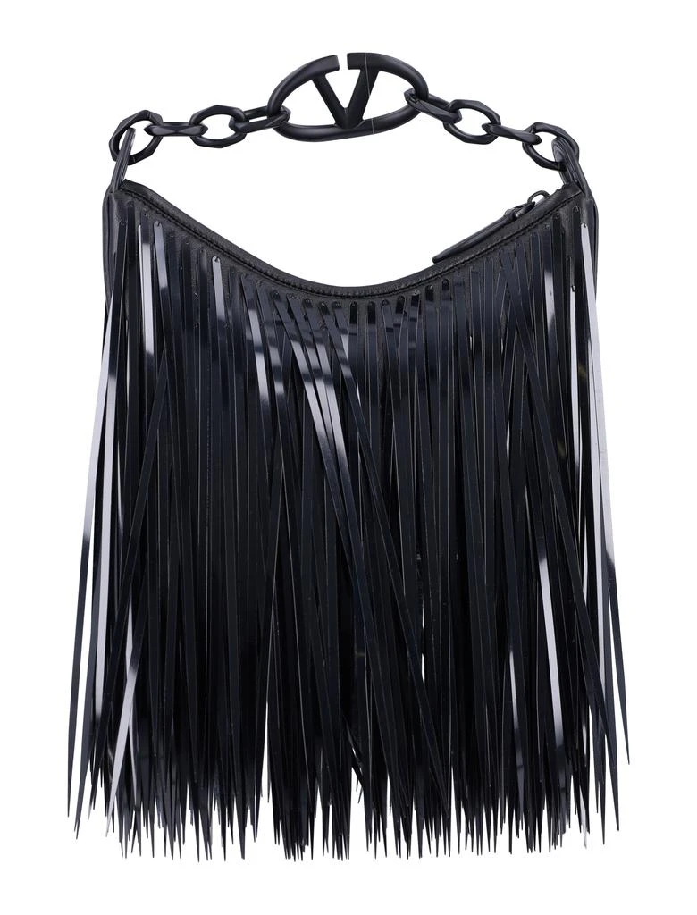 Valentino VLOGO MOON MINI HOBO BAG WITH SEQUIN FRINGES 4