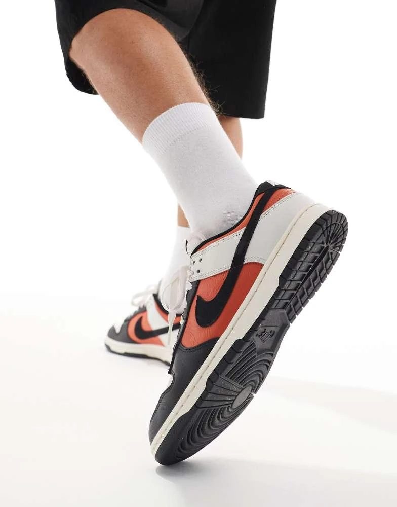 NIKE Nike Dunk Low Retro halloween trainers in white, orange and black 5