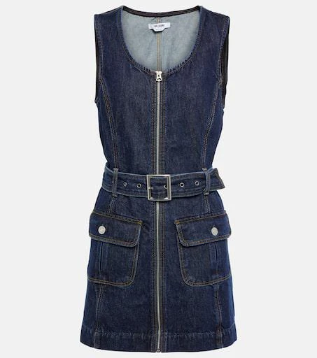Re/Done Belted denim minidress 1