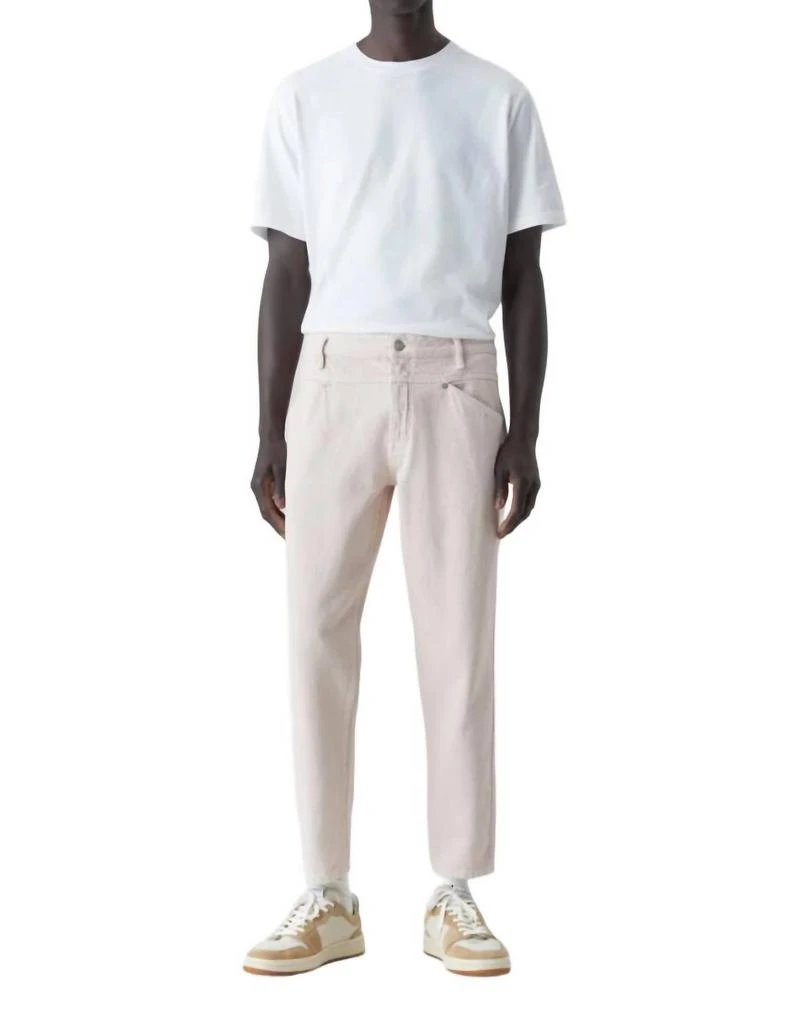 Closed X-Lent Tapered Jeans In Ivory 1