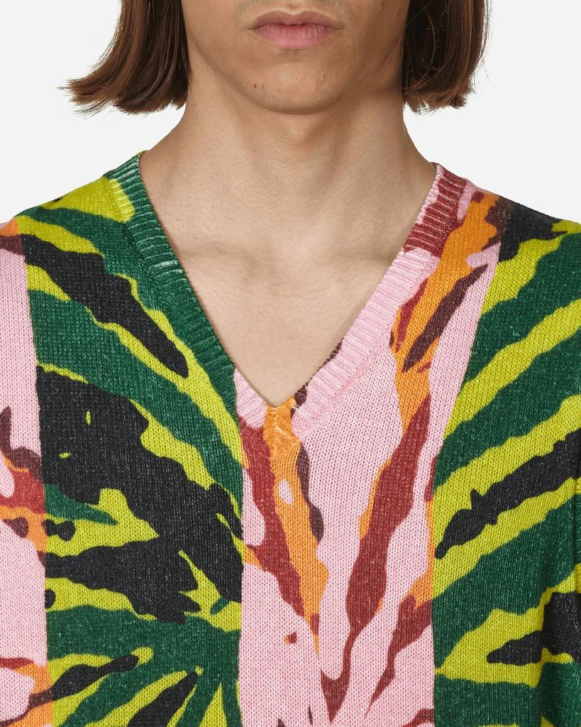STUSSY Printed Sweater Vest Pink 5