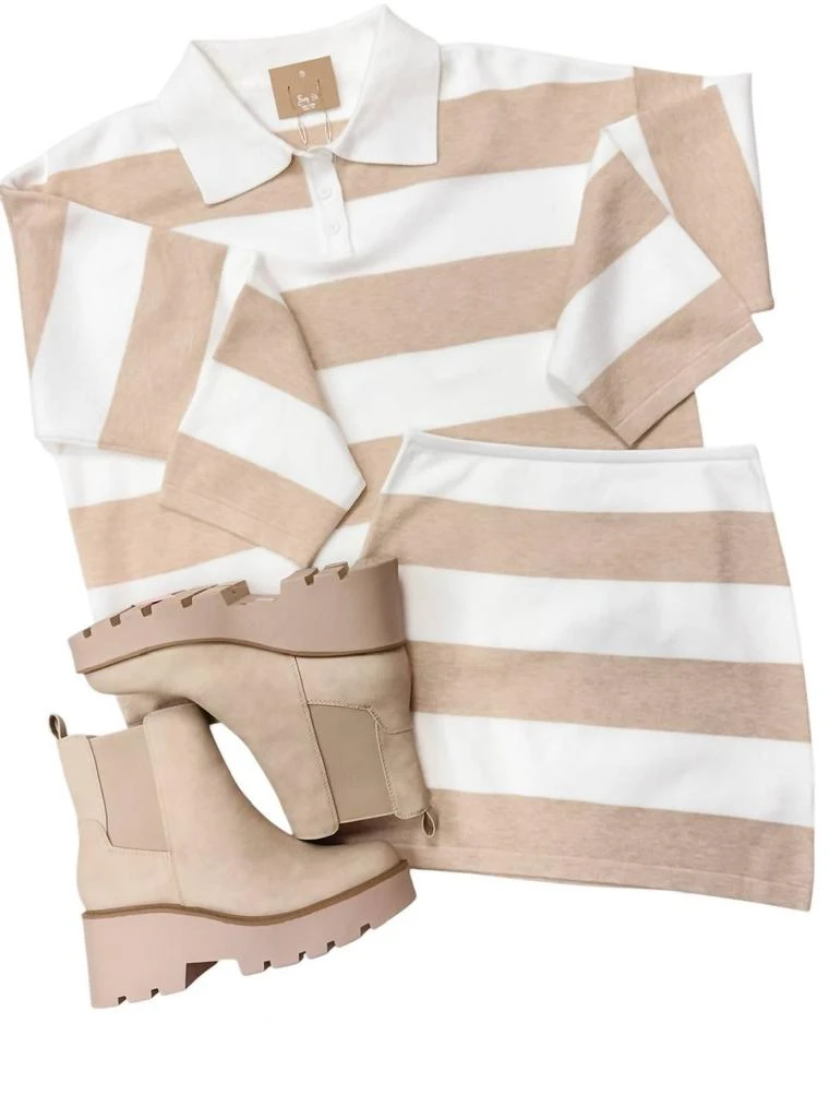 LE LIS Le Lis - Not Just Average Striped Sweater Set 5