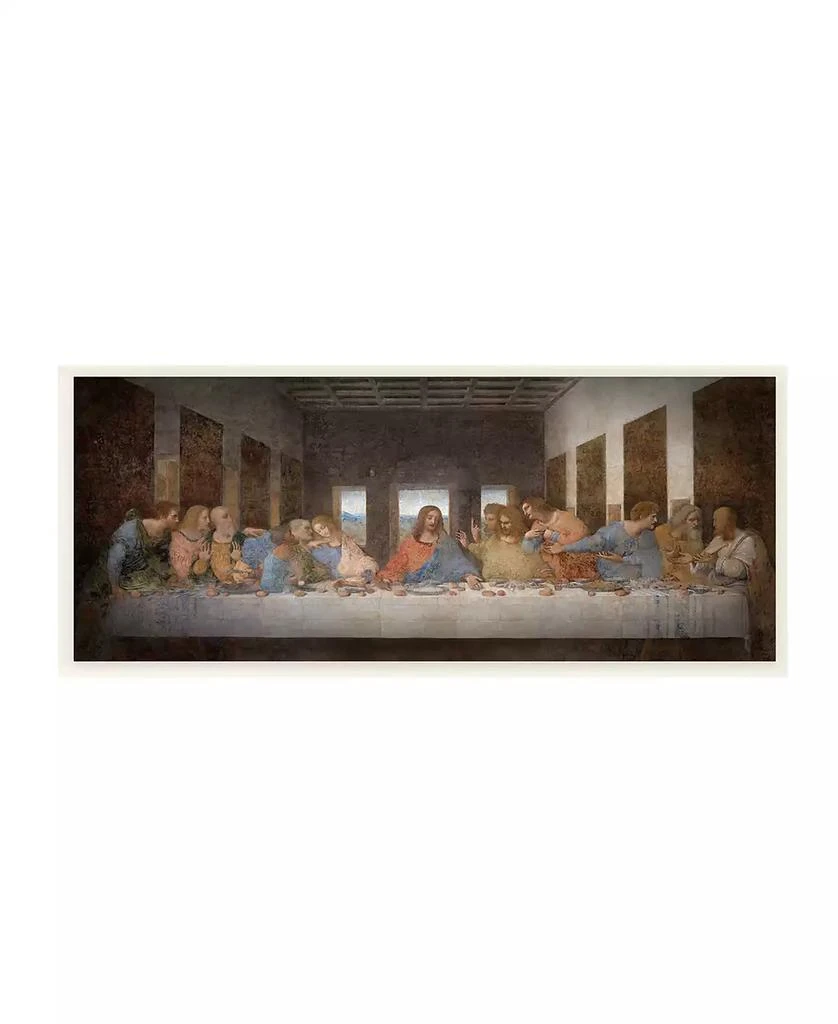 Stupell Industries Da Vinci The Last Supper Religious Classical Painting Wall Plaque Art, 7" x 17" 1