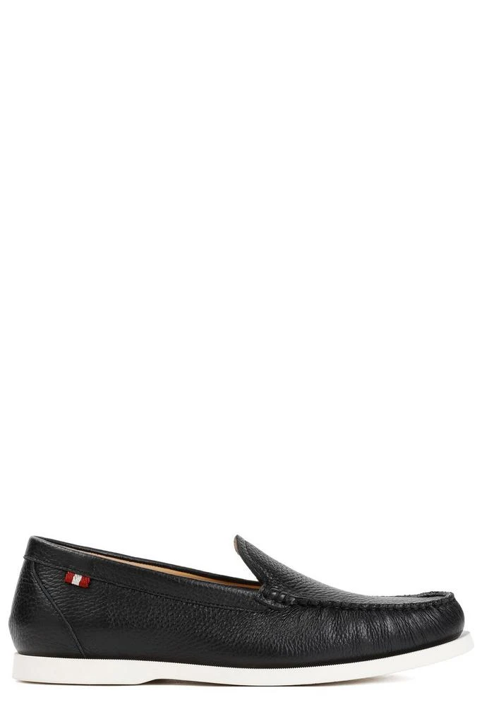 Bally Black Grained Deer Leather Nadim Mocassin - NWT Black Grained Deer Leather Nadim Mocassin – On Sale Now with  main image 4