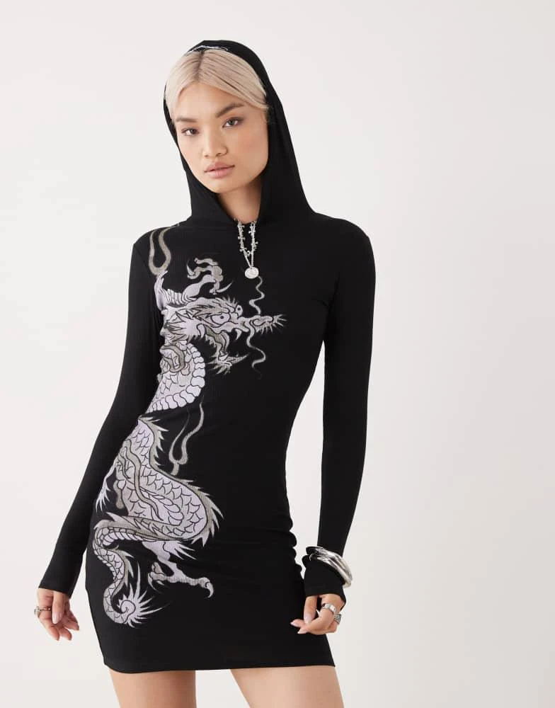Ed Hardy Ed Hardy dragon hooded mini dress in black - Dresses & Skirts - Compare Prices from 7+ Stores - Free Shipping - BeyondStyle Ed Hardy Ed Hardy dragon hooded mini dress in black - Dresses & Skirts - Compare Prices from 7+ Stores - Free Shipping - BeyondStyle