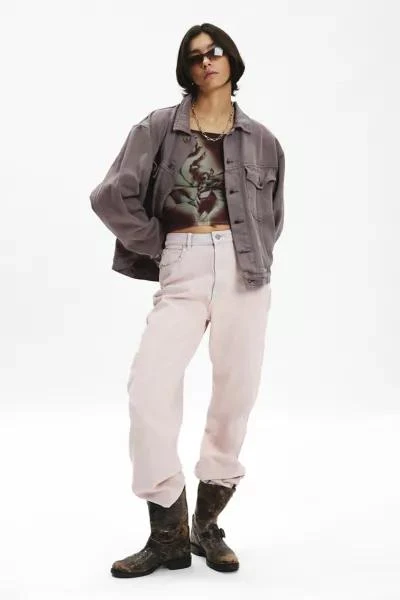 Urban Renewal ReMADE By UO Overdyed Denim Jacket 2