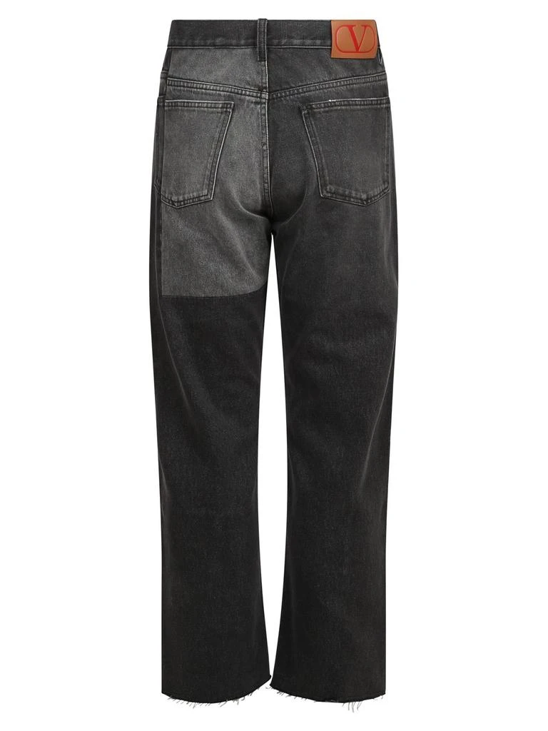 Valentino Valentino Patchwork-Detailed Tapered Jeans 2