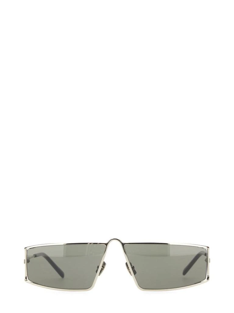 Final Price! Saint Laurent SL606 002 Silver/Grey Sunglasses SAINT LAURENT SSENSE Exclusive Silver SL 606 Sunglasses  main image 2