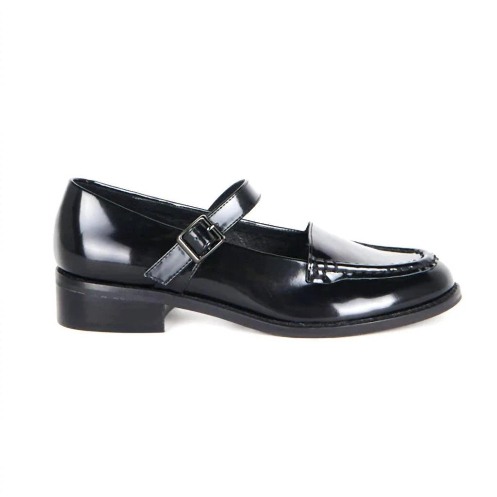 Intentionally Blank Women's Rafters Mary Jane Loafer In Black 1