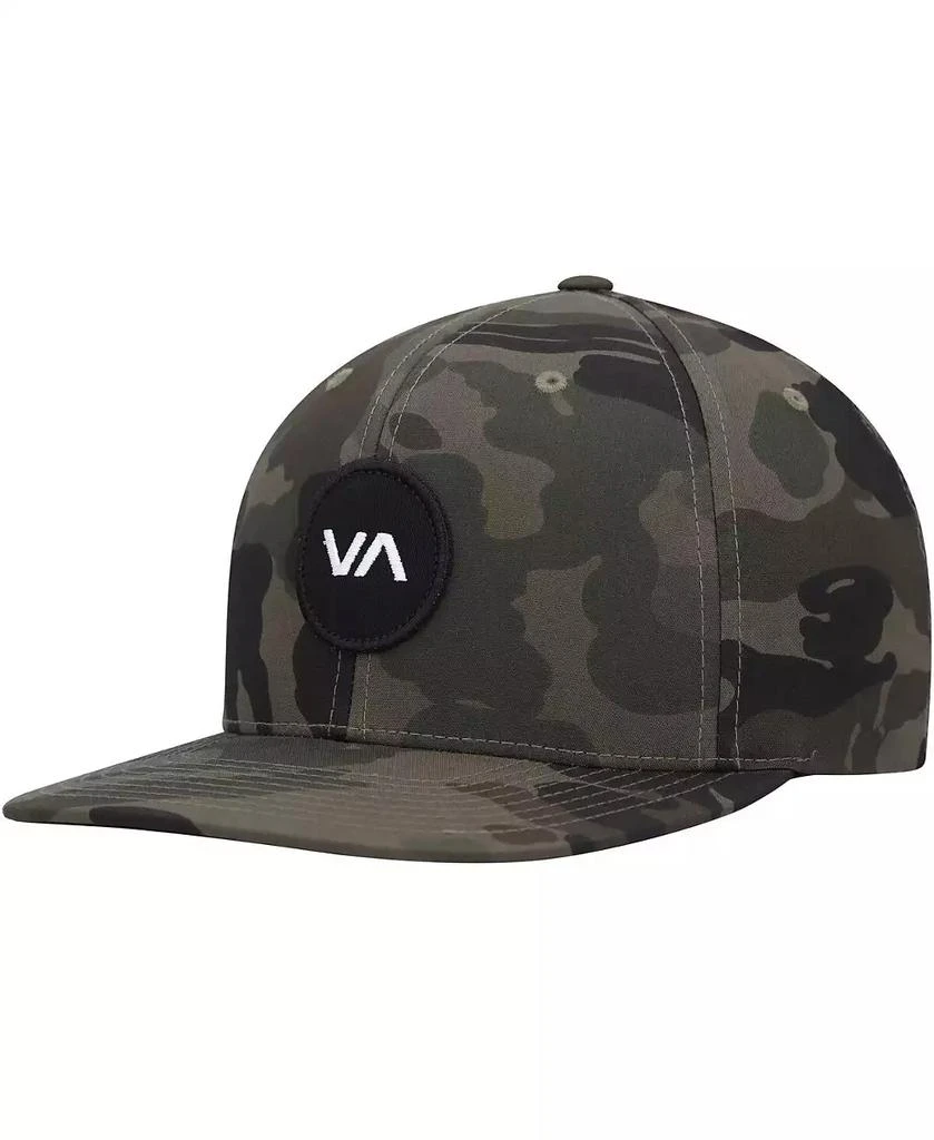 RVCA Men's Camo VA Patch Snapback Hat 1