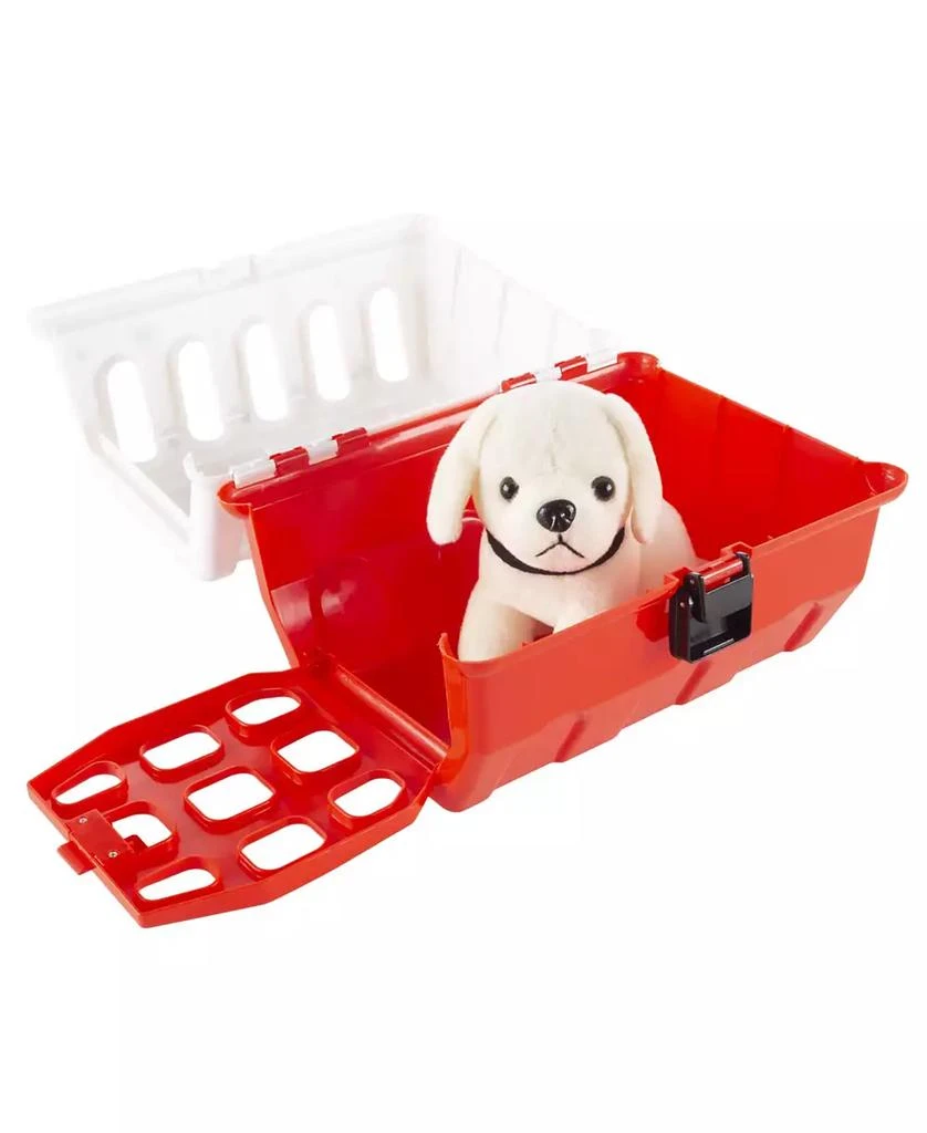 Trademark Global Hey Play Kids Veterinary Set With Animal Medical Supplies, Plush Dog And Carrier For Boys And Girls, 11 Piece 3