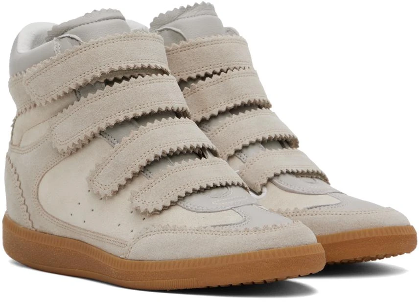 Isabel Marant Taupe Bilsy Sneakers 4