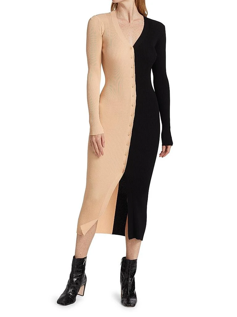 Staud Shoko Colorblocked Midi-Dress 3