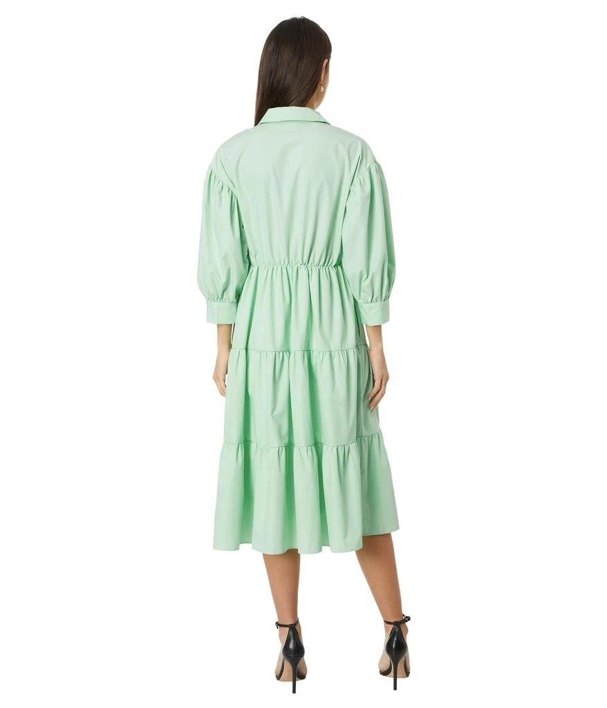 English Factory V-neckline Puff Sleeve Midi Dress 2