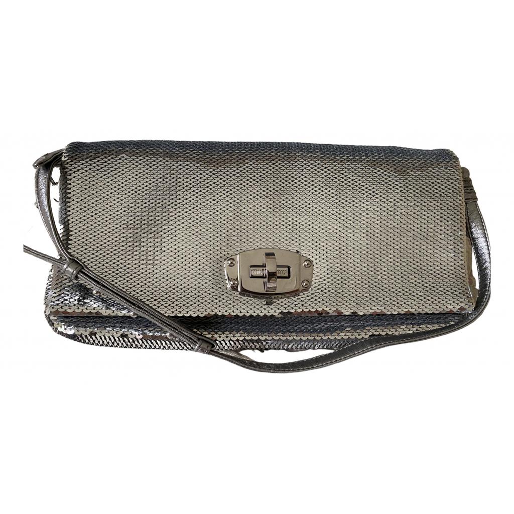 Miu Miu Miu Miu Miu Crystal glitter handbag
