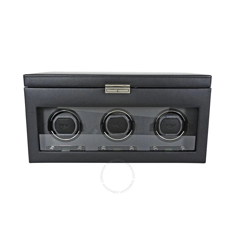 Wolf Viceroy Module 2.7 Triple Watch Winder with Storage 456302 1