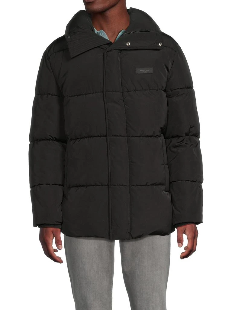 Michael Kors Logo Hooded Puffer Jacket