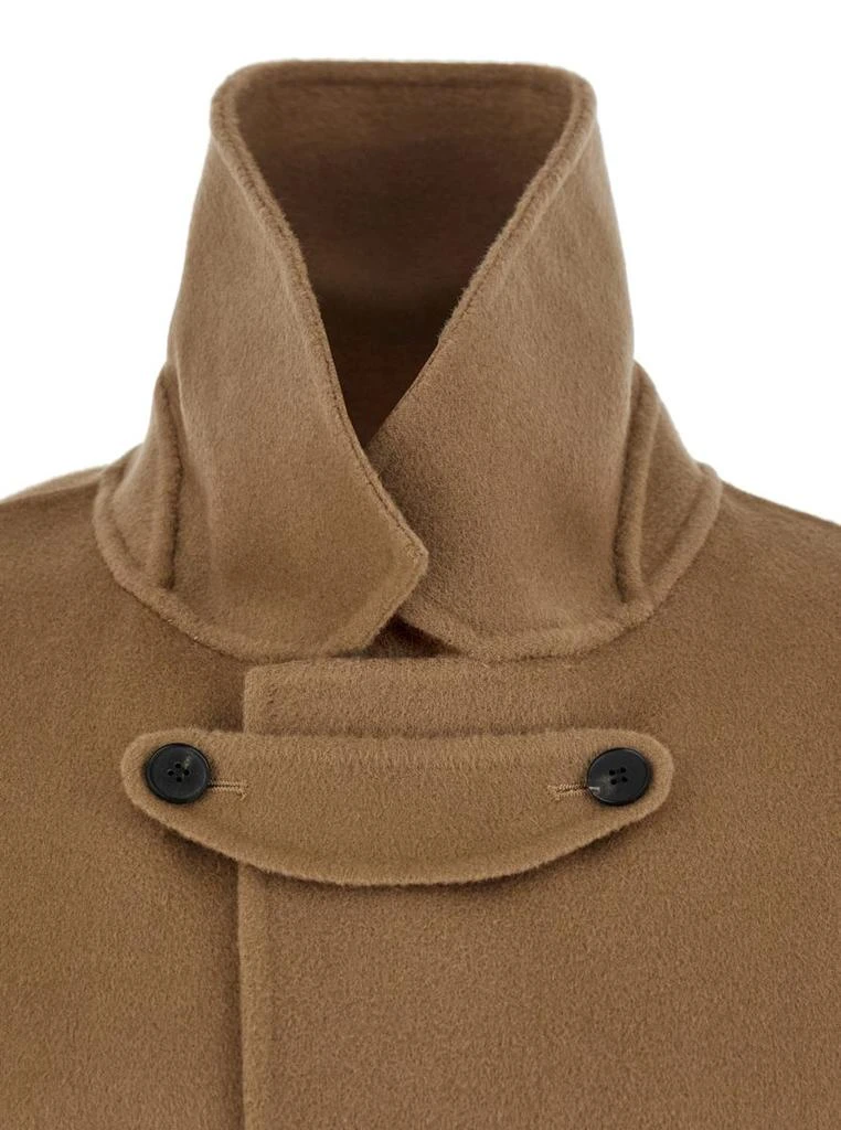 Low Brand Beige Coat With Classic Revers In Wool Man 3