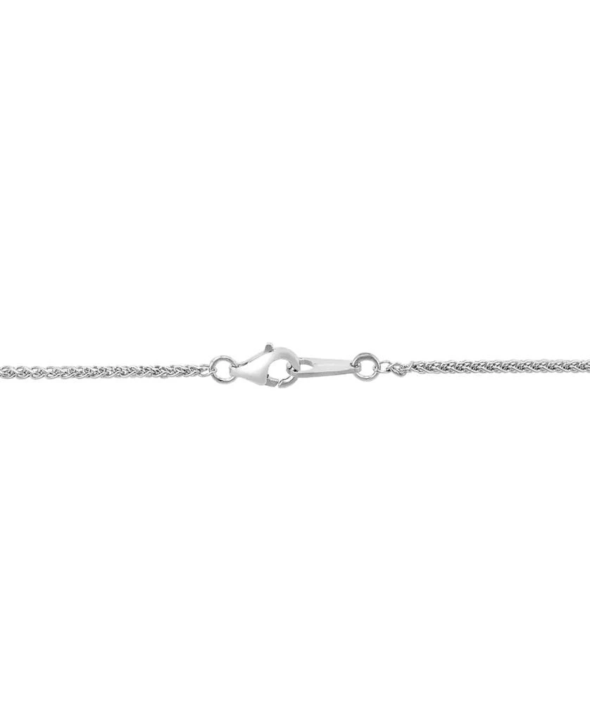 Effy EFFY® Diamond Double Circle 18" Pendant Necklace (1/10 ct. t.w.) in Sterling Silver 4