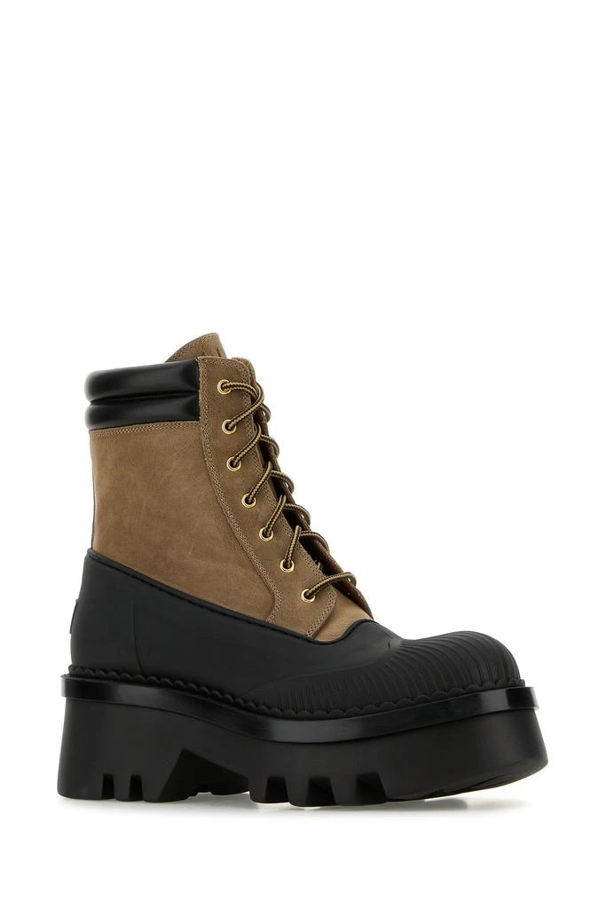 Chloé Two-tone nabuk and rubber Phoenix ankle boots 2