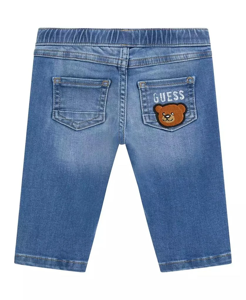 GUESS Baby Boys Stretch Denim Pull-On Jeans 2