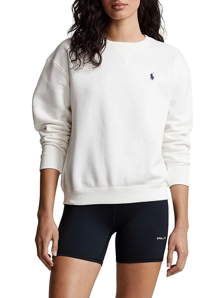 Ralph Lauren Embroidered Logo Fleece Crewneck Sweatshirt 5