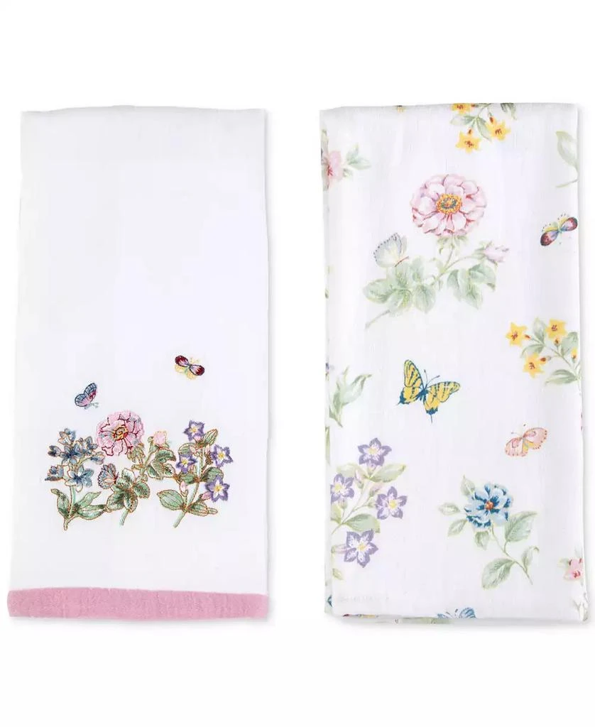 Lenox Butterfly Meadow Printed Kitchen Towel, Set of 2 1