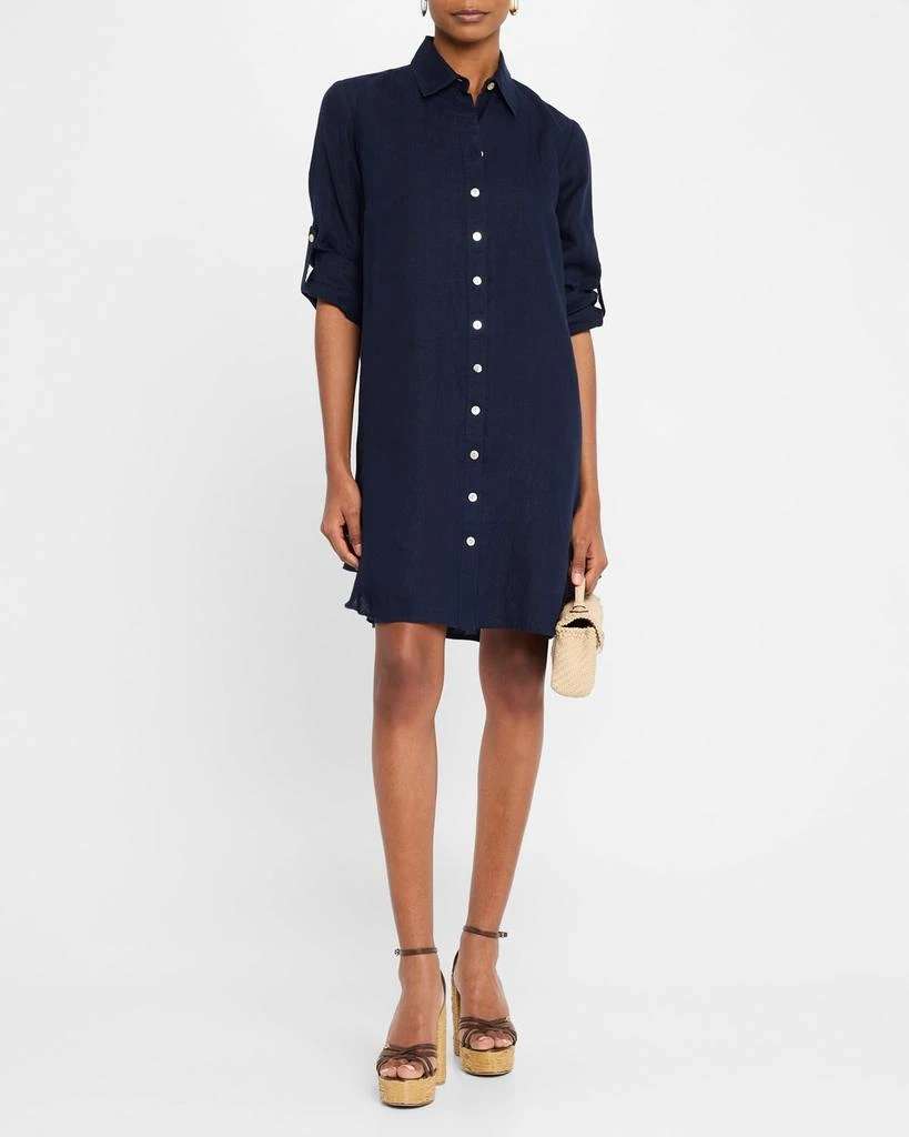 Finley Agatha Washed Linen Shirtdress 2
