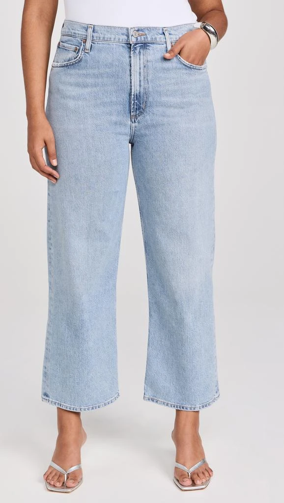 AGOLDE Ren: High Rise Wide Leg Jeans 10