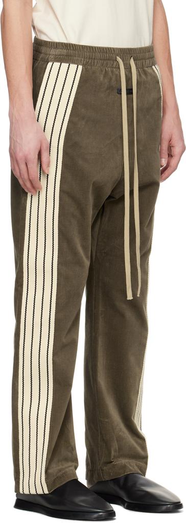 Fear of God Khaki Striped Forum Sweatpants