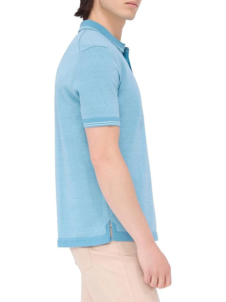 BUGATCHI Cotton-Silk Polo Sweater 4