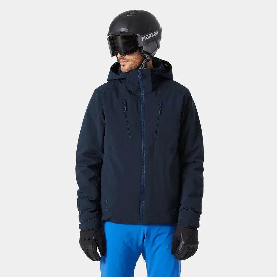 Helly Hansen Alpha 4.0 SkI Jacket Men's  Navy Waterproof Full Zip ASM257