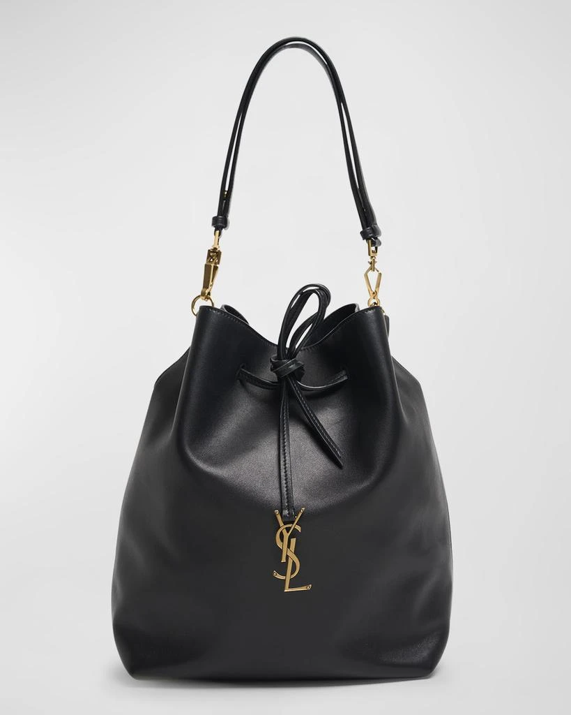 Yves Saint Laurent Paris VII YSL Pochon Shoulder Bag in Lambskin Leather 1