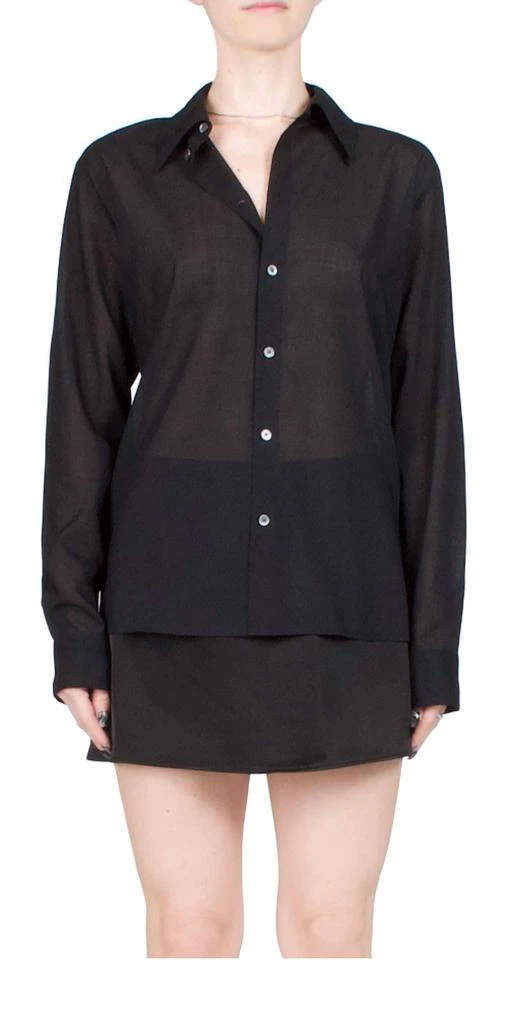 6397 6397 - Sheer Button Down Shirt 1