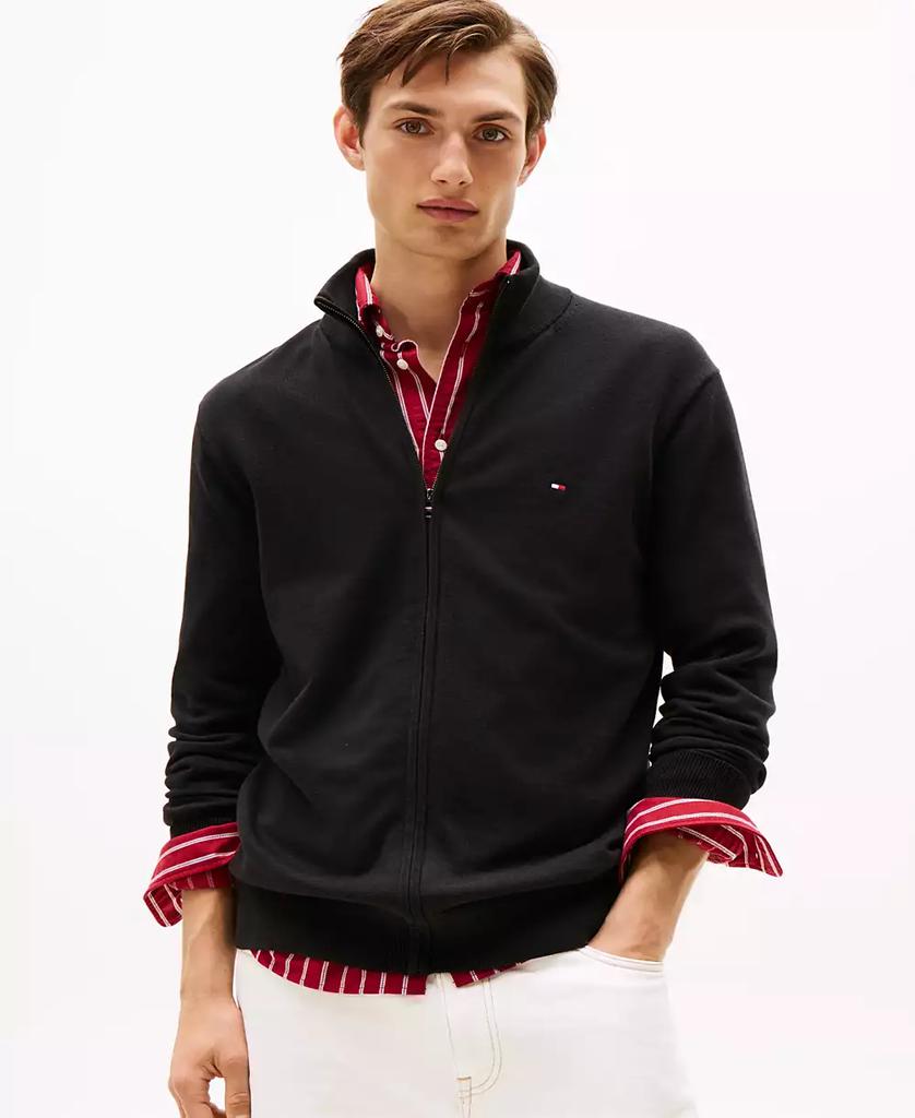 Tommy Hilfiger Men's Essential Zip-Thru Sweater
