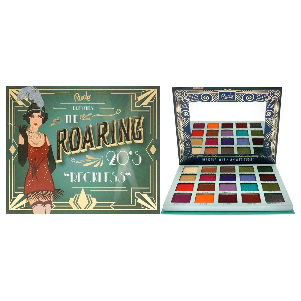 Rude Cosmetics The Roaring 20s Eyeshadow Palette - Reckless by  for Women - 1.06 oz Eye Shadow 1