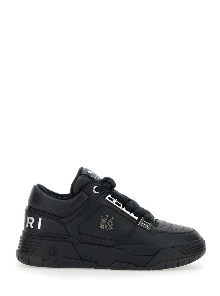 AMIRI Black Sneakers With Logo Patch On The Side And Logo Lettering On The Rear In Leather Man